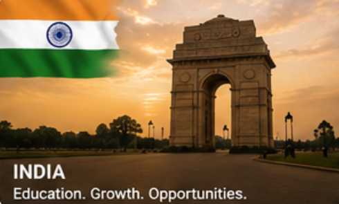 India Gate, New Delhi — iconic monument representing India study abroad destination
