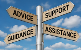 Expert coaching signpost showing directions to study abroad destinations — Credence Consultancy Services